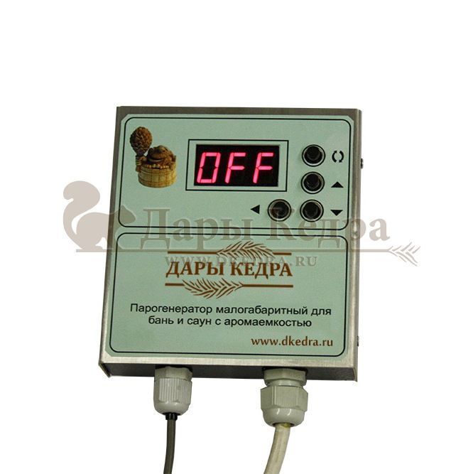 Парогенератор проточный с цифровым блоком управления и таймером, 2,5 кВт